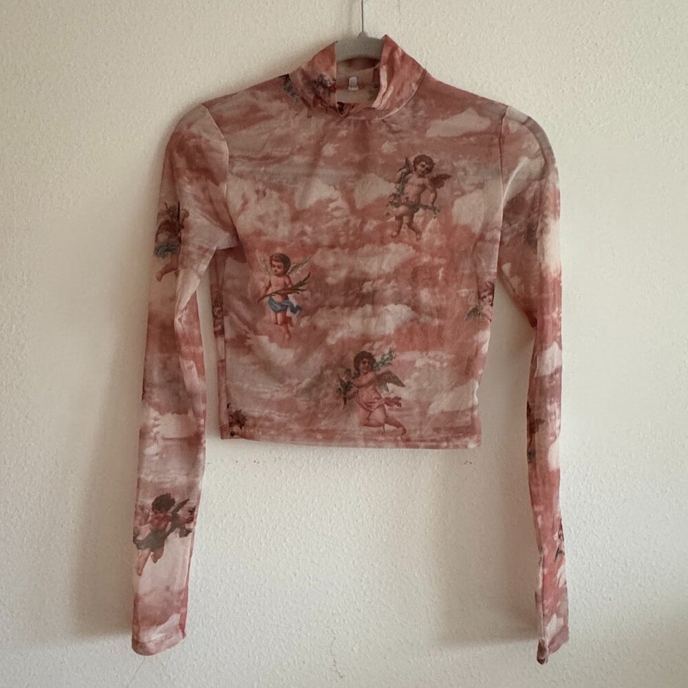 *SOLD* Cherub Mesh Top